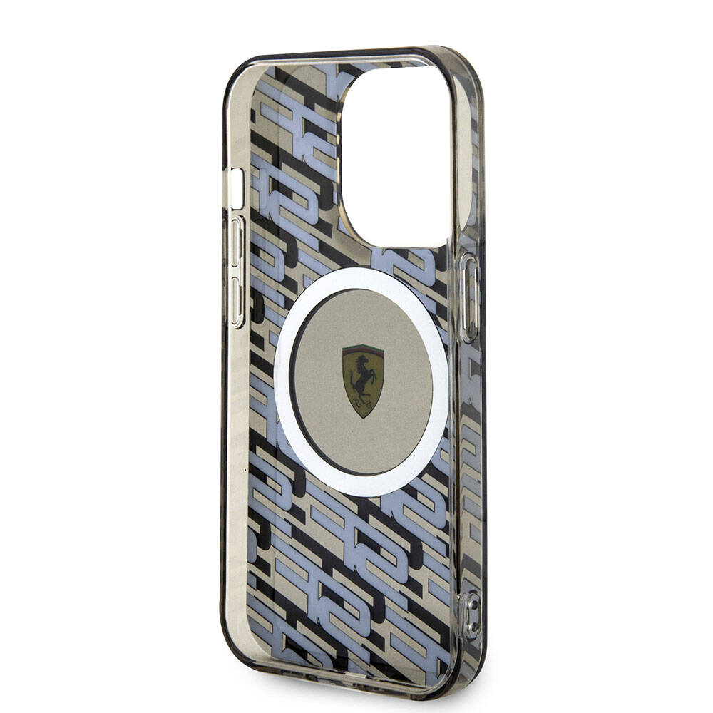 iPhone 15 Pro Kılıf Ferrari Orjinal Lisanslı M-safe Şarj Özellikli Multi SF Kapak