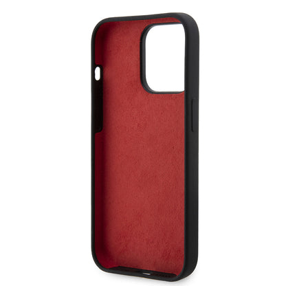 iPhone 15 Pro Kılıf Ferrari Orjinal Lisanslı Metal Logolu SF Yazılı Kapak