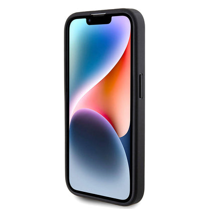 iPhone 15 Pro Kılıf Guess Orjinal Lisanslı 4G Büyük Metal Logolu Glitter Kapak