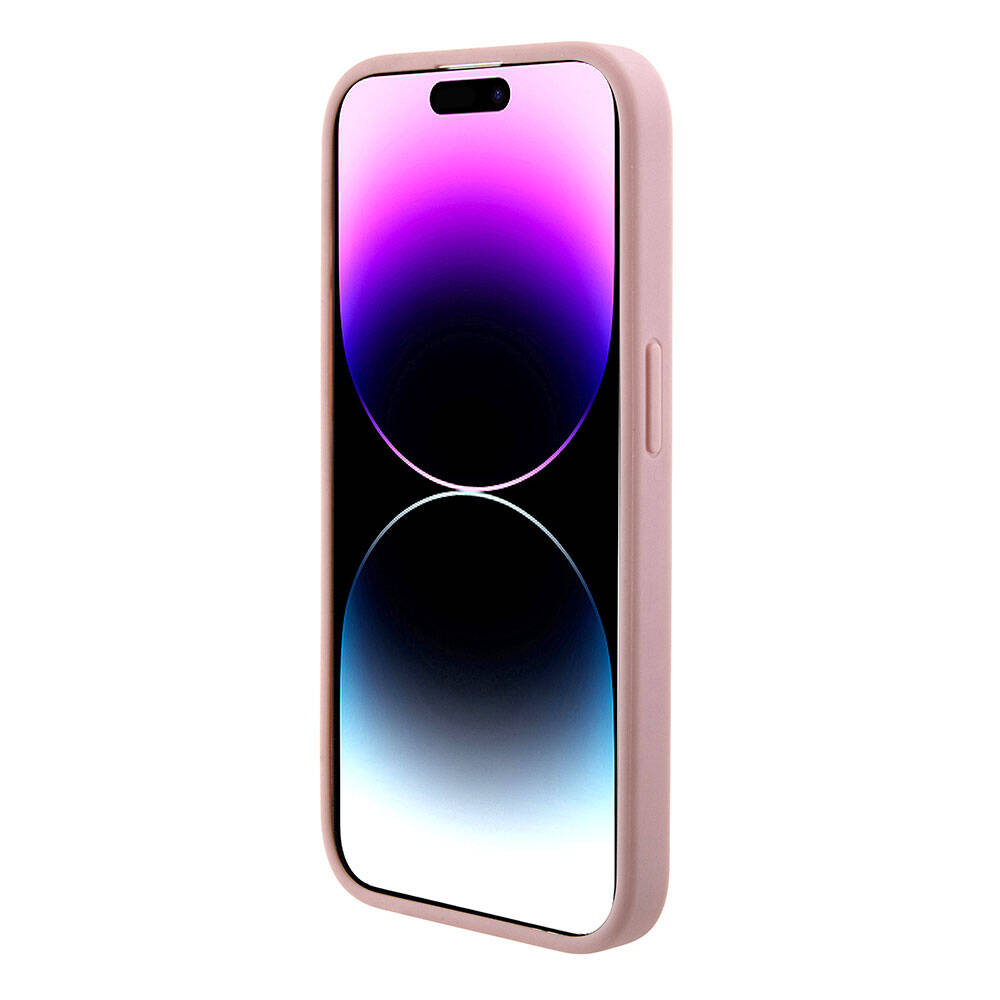 iPhone 15 Pro Kılıf Guess Orjinal Lisanslı 4G Büyük Metal Logolu Glitter Kapak