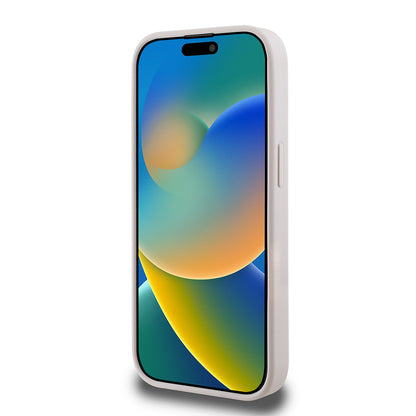 iPhone 15 Pro Kılıf Guess Orjinal Lisanslı M-safe Şarj Özellikli 4G Desen Yazı Logolu Kapak