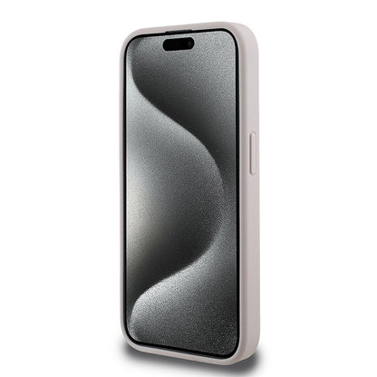 iPhone 15 Pro Kılıf Guess Orjinal Lisanslı M-safe Şarj Özellikli Small 4G Classic Kapak
