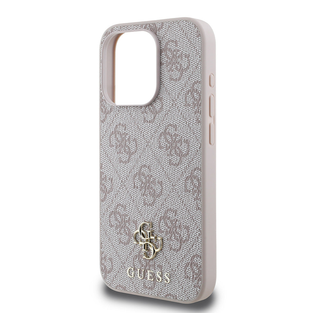 iPhone 15 Pro Kılıf Guess Orjinal Lisanslı M-safe Şarj Özellikli Small 4G Classic Kapak