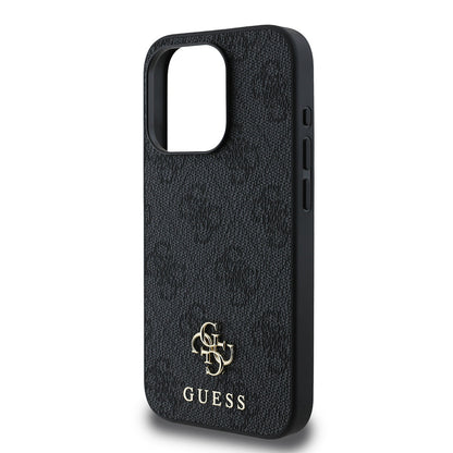 iPhone 15 Pro Kılıf Guess Orjinal Lisanslı M-safe Şarj Özellikli Small 4G Classic Kapak