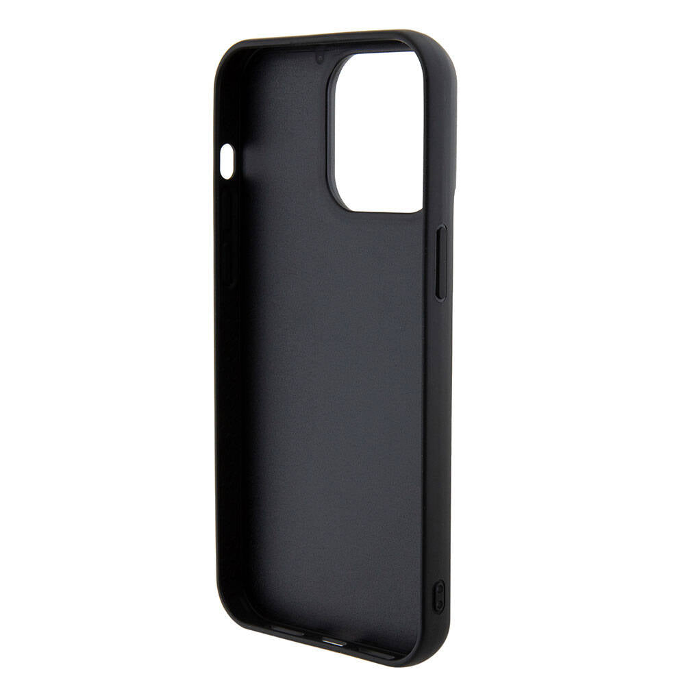 iPhone 15 Pro Kılıf Guess Orjinal Lisanslı Pullu Arka Yüzey Metal Yazı Logolu Sequin Script Kapak