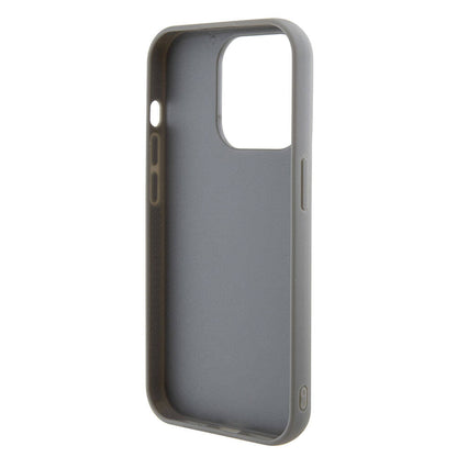 iPhone 15 Pro Kılıf Guess Orjinal Lisanslı Pullu Arka Yüzey Metal Yazı Logolu Sequin Script Kapak