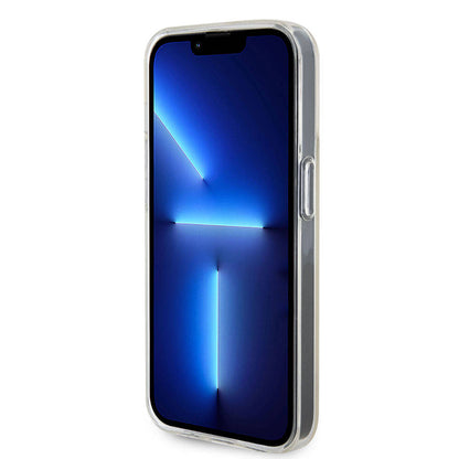 iPhone 15 Pro Kılıf Guess Orjinal Lisanslı Yazı Logolu Mirror Disco Kapak