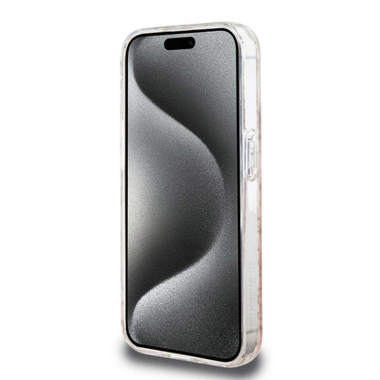 iPhone 15 Pro Kılıf Hello Kitty Orjinal Lisanslı Renk Geçişli Elektroplating Kaplama Kitty Head Desenli Kapak