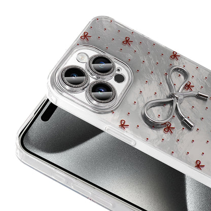 Apple iPhone 15 Pro Kılıf Kamera Korumalı Figürlü Zore Ponti Silikon Kapak
