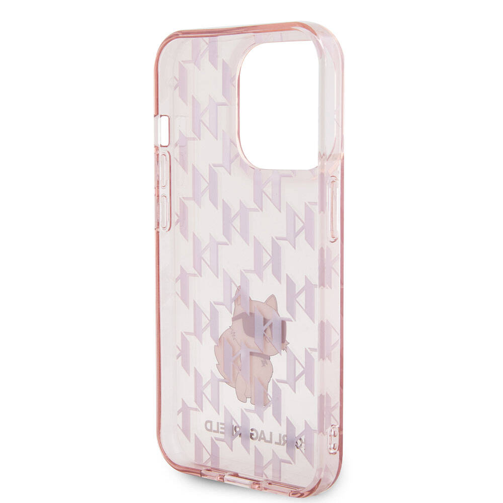 iPhone 15 Pro Kılıf Karl Lagerfeld IML C Monogram Orjinal Lisanslı Kapak