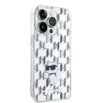 iPhone 15 Pro Kılıf Karl Lagerfeld IML C Monogram Orjinal Lisanslı Kapak