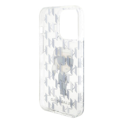 iPhone 15 Pro Kılıf Karl Lagerfeld IML İkonik Monogram Orjinal Lisanslı Kapak