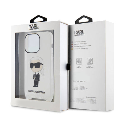 iPhone 15 Pro Kılıf Karl Lagerfeld Orjinal Lisanslı Boyun Askılı Karl İkonik Crossbody Kapak