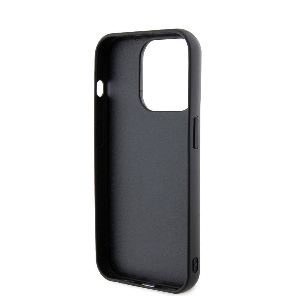 iPhone 15 Pro Kılıf Karl Lagerfeld Silikon 3D K&C Logo Orjinal Lisanslı Kapak