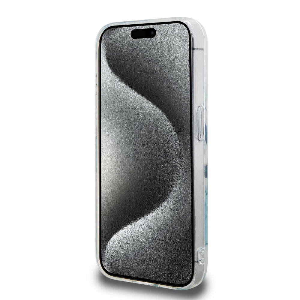 iPhone 15 Pro Kılıf Lacoste Orjinal Lisanslı M-safe Şarj Özellikli Çift Katmanlı Yamalar Desenli Kapak