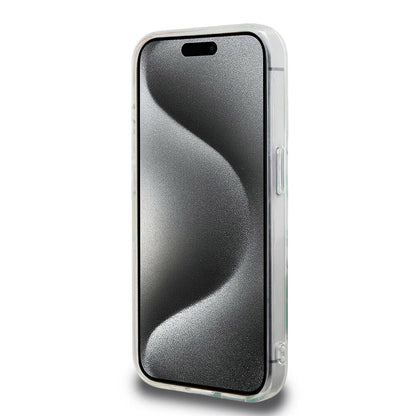 iPhone 15 Pro Kılıf Lacoste Orjinal Lisanslı M-safe Şarj Özellikli Çift Katmanlı Yamalar Desenli Kapak