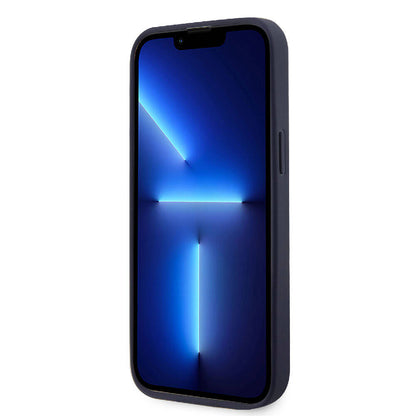 iPhone 15 Pro Kılıf Lacoste Orjinal Lisanslı M-safe Şarj Özellikli PU Deri Görünümlü Kartlıklı Karışık Monogram Desenli Kapak