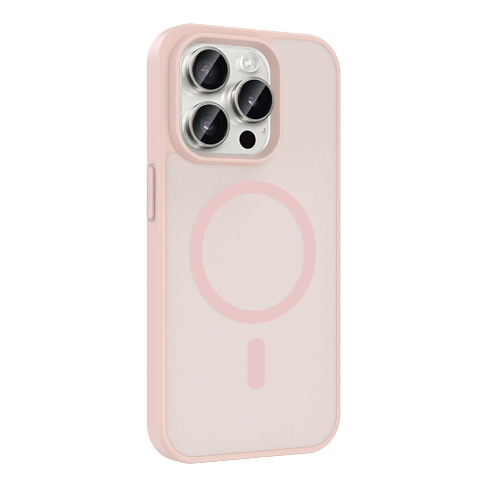 Apple iPhone 15 Pro Kılıf M-safe Şarj Özellikli Zore Babet Kapak