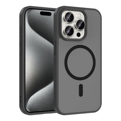 Apple iPhone 15 Pro Kılıf M-safe Şarj Özellikli Zore Babet Kapak