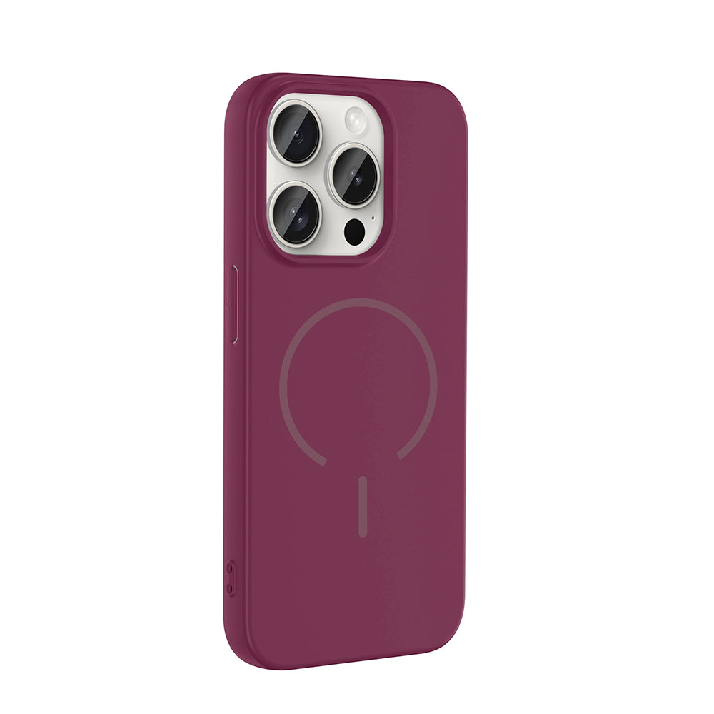 Apple iPhone 15 Pro Kılıf M-safe Şarj Özellikli Zore Meta Kapak