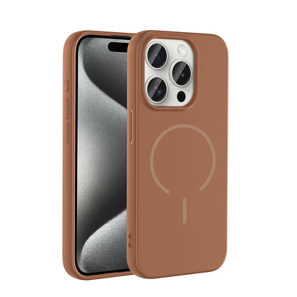 Apple iPhone 15 Pro Kılıf M-safe Şarj Özellikli Zore Meta Kapak