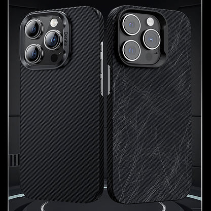 iPhone 15 Pro Kılıf M-safe Özellikli Karbon Fiber Benks Essential ArmorAir 600D Kevlar Kapak