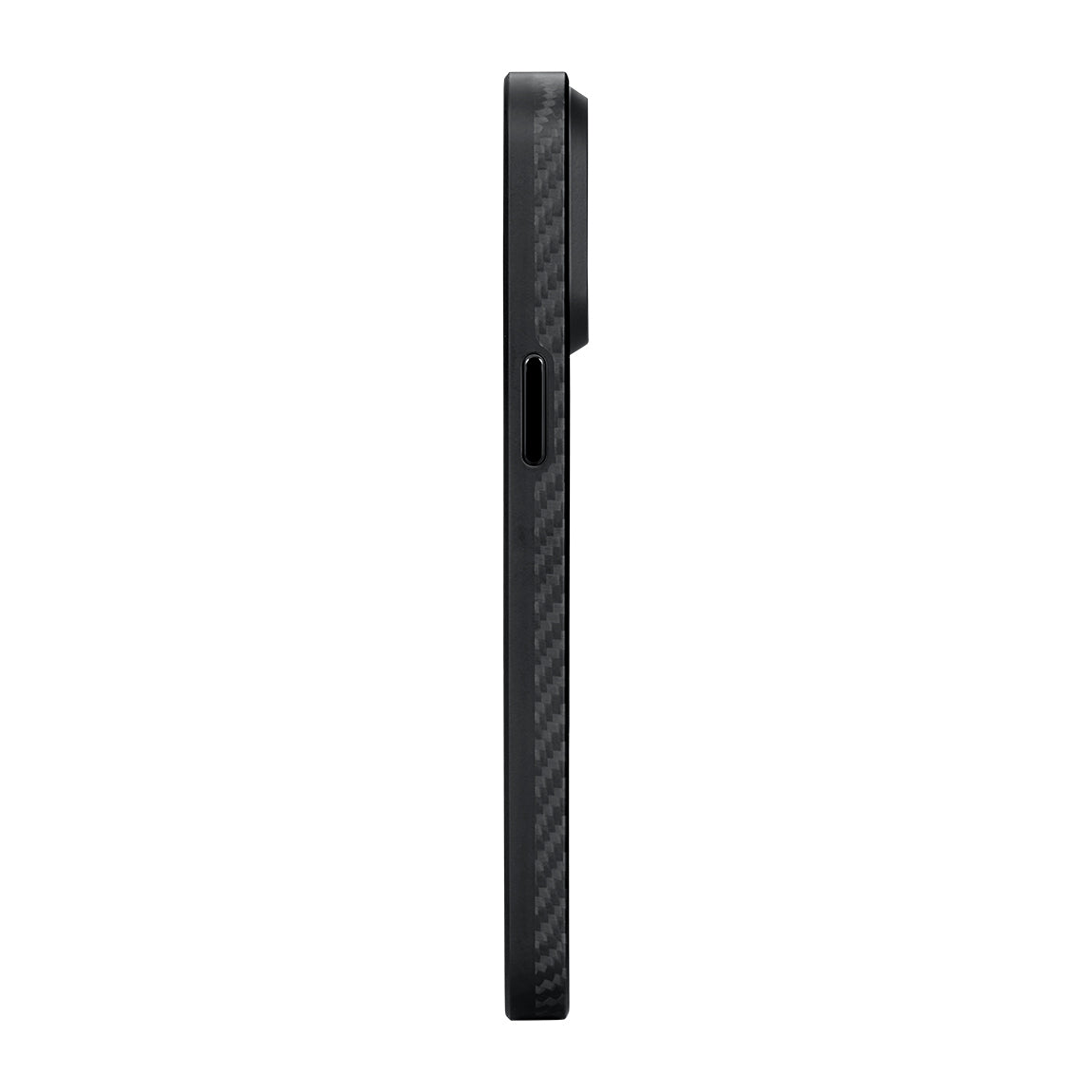 iPhone 15 Pro Kılıf M-safe Şarj Özellikli 1500D Aramid Fiber Pitaka Military-Grade Classic Serisi Black-Grey Twill Kapak