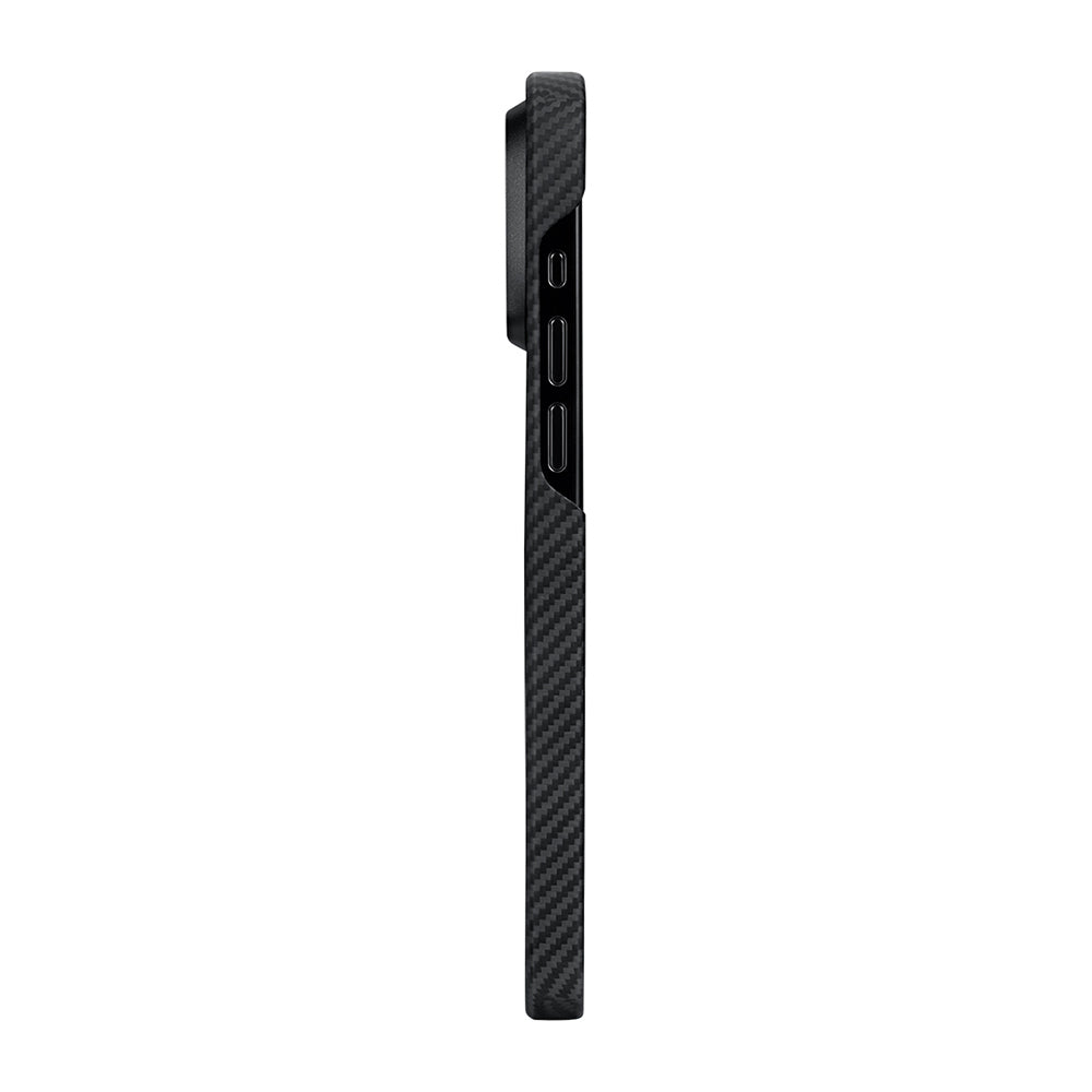 iPhone 15 Pro Kılıf M-safe Şarj Özellikli 600D Aramid Fiber Pitaka Tactile Woven Orchestra Serisi Rhapsody Kapak