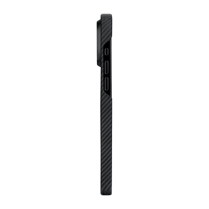 iPhone 15 Pro Kılıf M-safe Şarj Özellikli 600D Aramid Fiber Pitaka Tactile Woven Orchestra Serisi Rhapsody Kapak