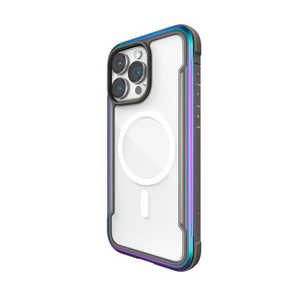 iPhone 15 Pro Kılıf M-safe Şarj Özellikli Airbagli Raptic Shield Serisi Şeffaf Arka Yüzey Kapak