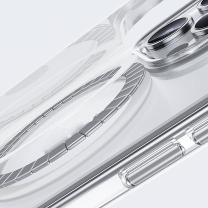 iPhone 15 Pro Kılıf M-safe Şarj Özellikli Airbagli Şeffaf Benks LucentPro Serisi Kapak