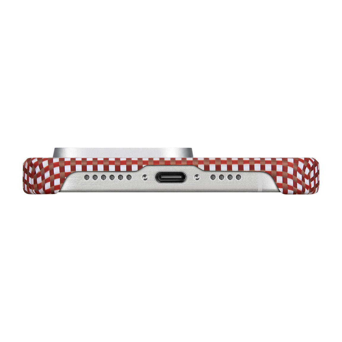 iPhone 15 Pro Kılıf M-safe Şarj Özellikli Awa Tasarımlı 1500D Aramid Fiber Pitaka Ultra-Slim Classic Serisi Bonfire Kapak