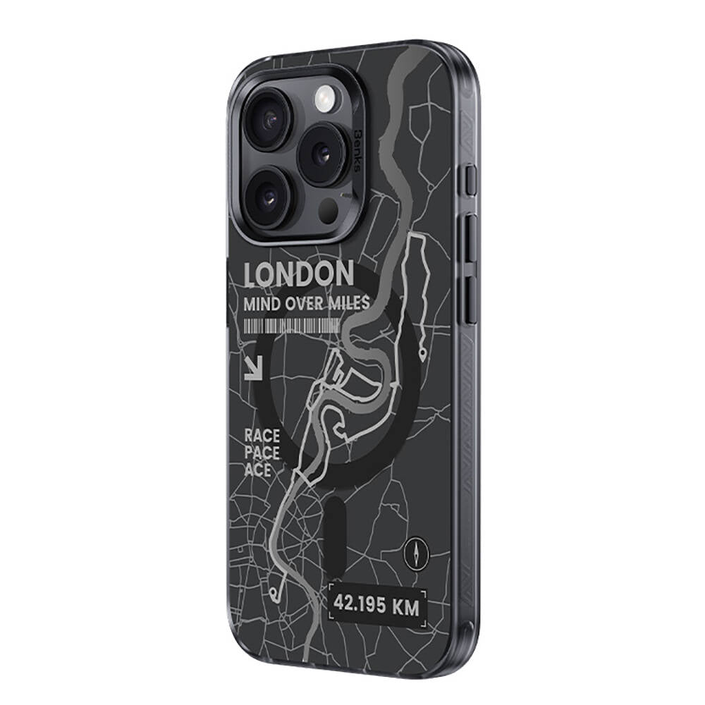 iPhone 15 Pro Kılıf M-safe Şarj Özellikli Benks City Serisi Kapak