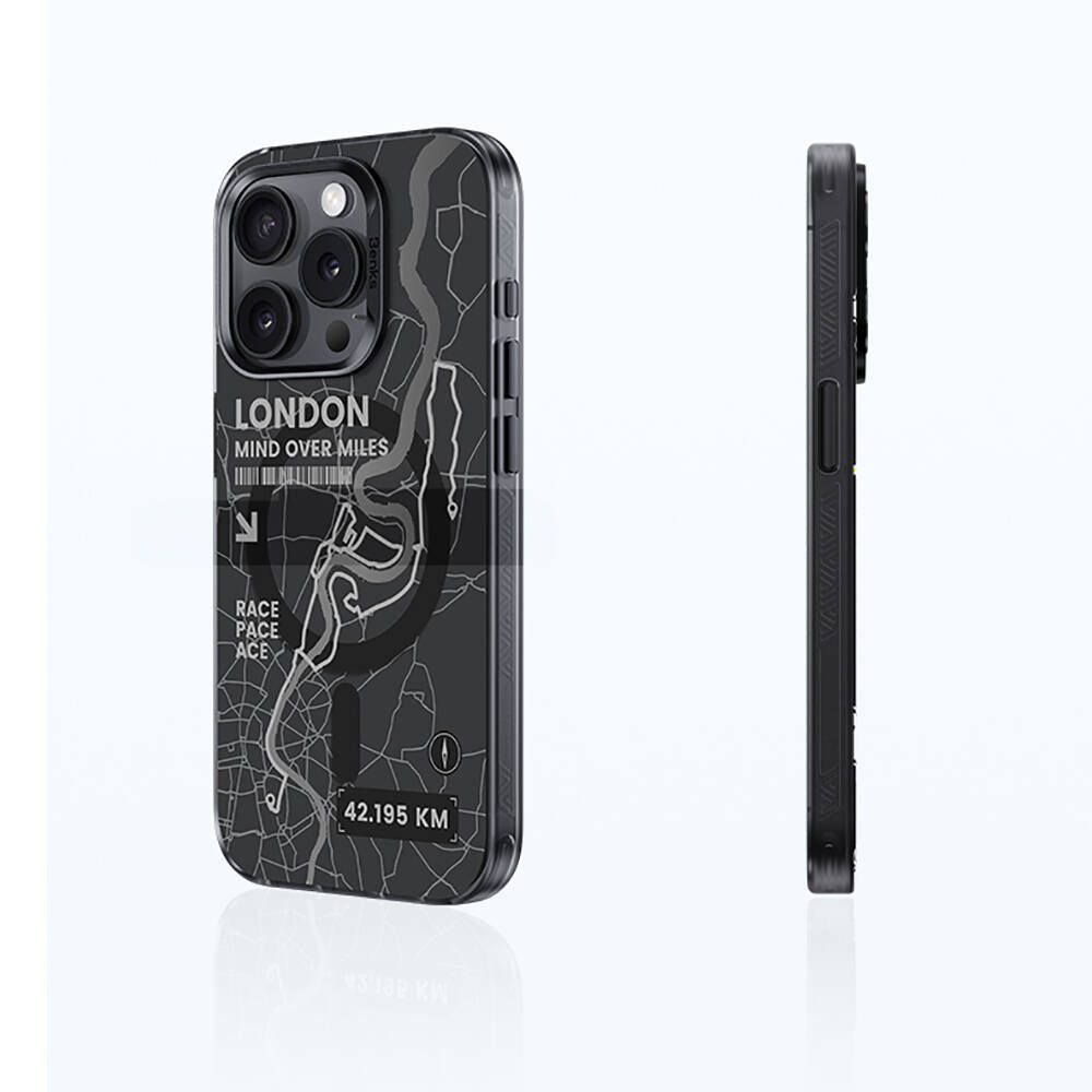 iPhone 15 Pro Kılıf M-safe Şarj Özellikli Benks City Serisi Kapak