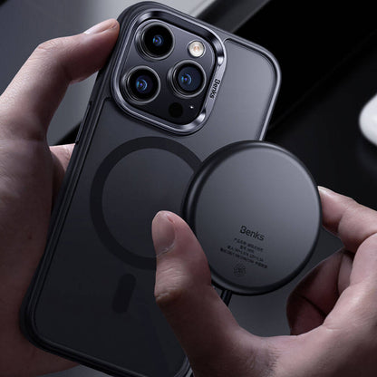 iPhone 15 Pro Kılıf M-safe Şarj Özellikli Benks Mist Protective Kapak