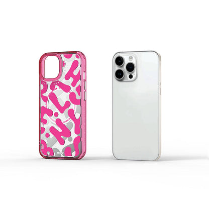 iPhone 15 Pro Kılıf M-safe Şarj Özellikli Boya Desenli Wiwu Fluorescent G Serisi Kapak
