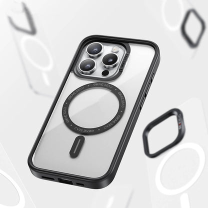 iPhone 15 Pro Kılıf M-safe Şarj Özellikli Casebang Body Frame Kapak