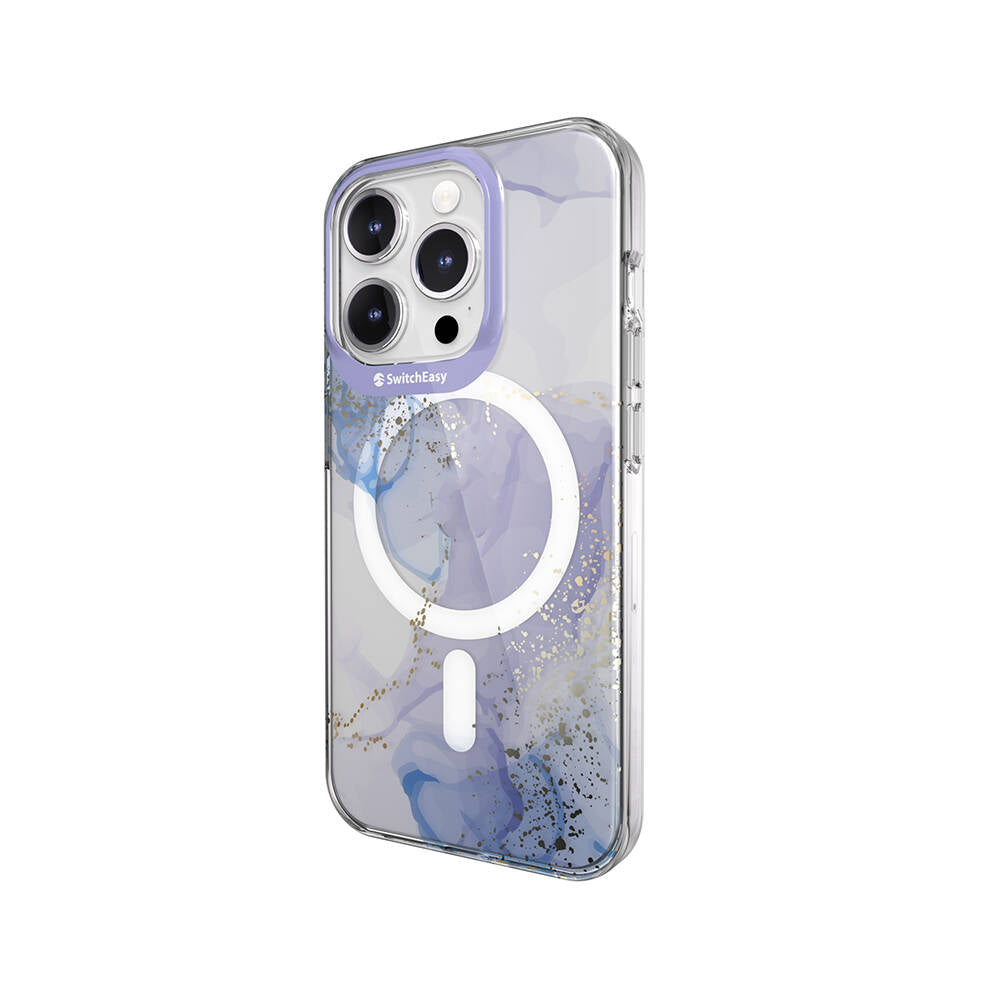 iPhone 15 Pro Kılıf M-safe Şarj Özellikli Çift IMD Baskılı Lisanslı Switcheasy Artist-M Veil Kapak