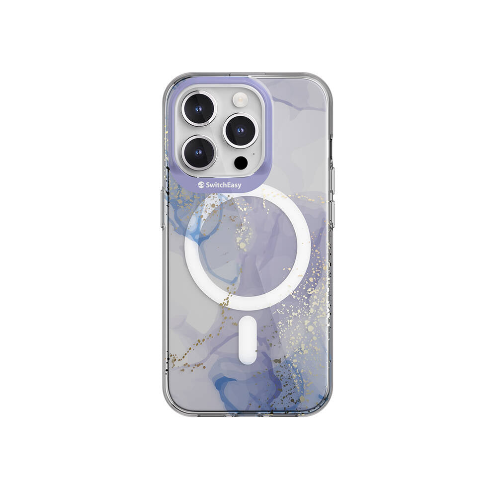 iPhone 15 Pro Kılıf M-safe Şarj Özellikli Çift IMD Baskılı Lisanslı Switcheasy Artist-M Veil Kapak