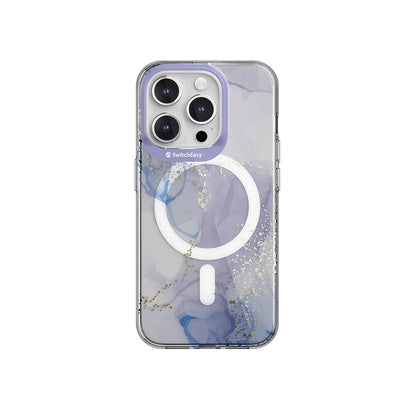 iPhone 15 Pro Kılıf M-safe Şarj Özellikli Çift IMD Baskılı Lisanslı Switcheasy Artist-M Veil Kapak
