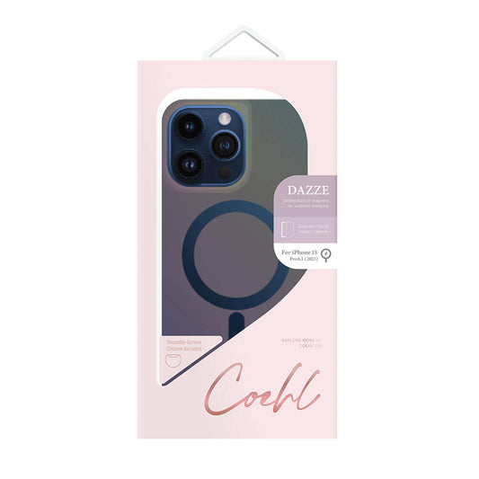 iPhone 15 Pro Kılıf M-safe Şarj Özellikli Mistik Mor Renkli Coehl Dazze Kapak