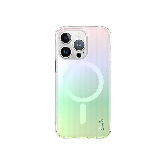 iPhone 15 Pro Kılıf M-safe Şarj Özellikli Parlayan Arka Yüzey Coehl Linear Kapak