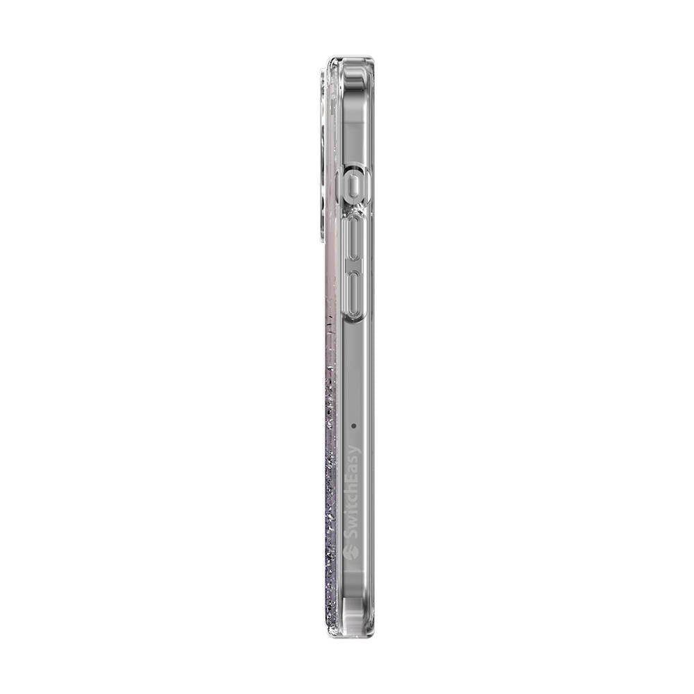 iPhone 15 Pro Kılıf M-safe Şarj Özellikli Parlayan Simli Şeffaf Lisanslı Switcheasy Starfield-M Kapak