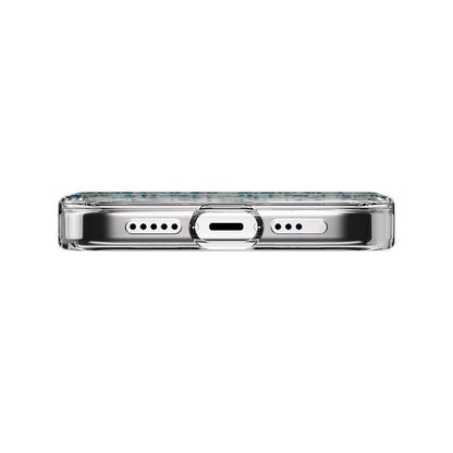 iPhone 15 Pro Kılıf M-safe Şarj Özellikli Parlayan Simli Şeffaf Lisanslı Switcheasy Starfield-M Kapak