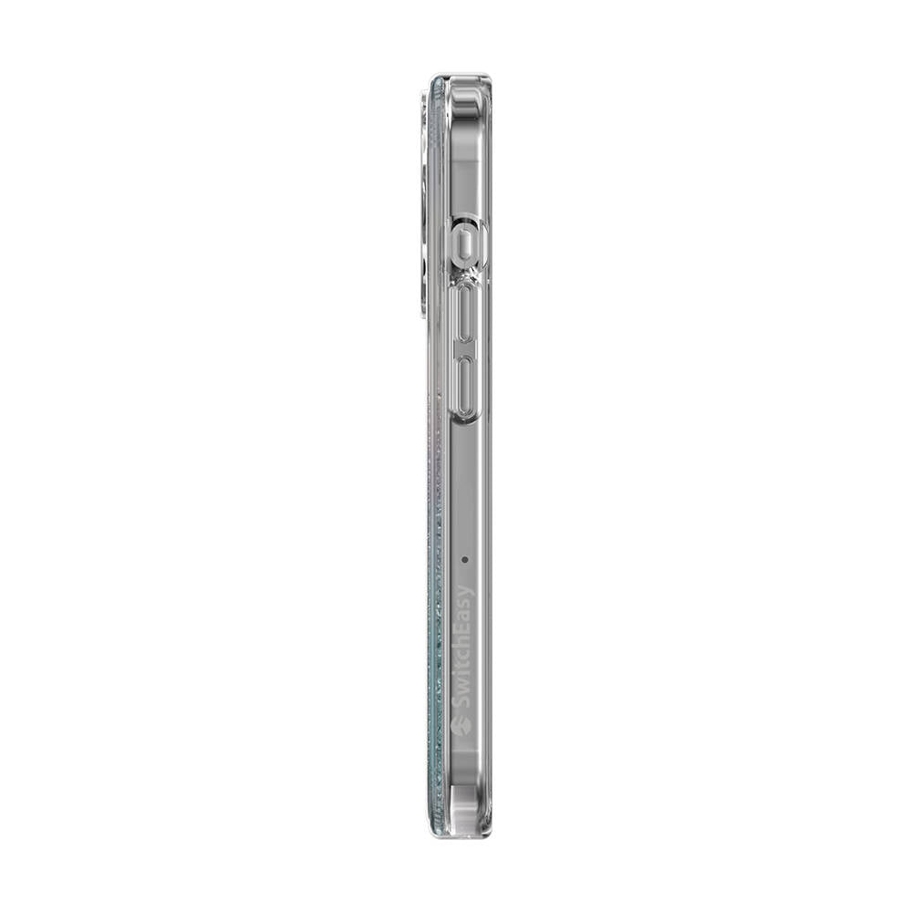 iPhone 15 Pro Kılıf M-safe Şarj Özellikli Parlayan Simli Şeffaf Lisanslı Switcheasy Starfield-M Kapak