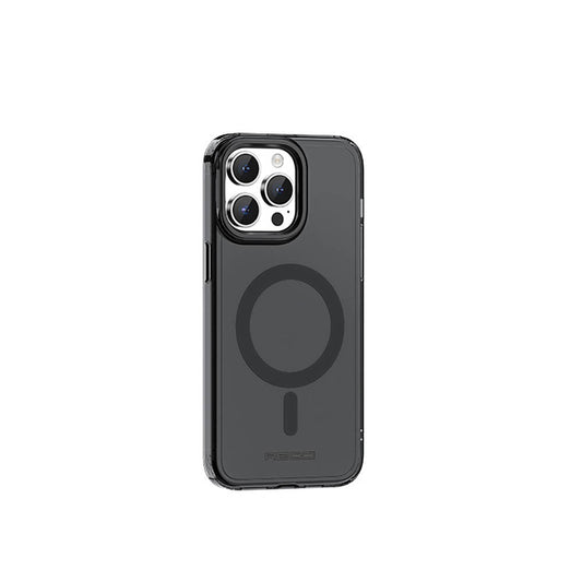 iPhone 15 Pro Kılıf M-safe Şarj Özellikli Saydam Arka Yüzey Recci Crystal Color Serisi Kapak