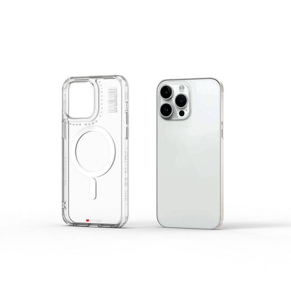 iPhone 15 Pro Kılıf M-safe Şarj Özellikli Şeffaf Transparan Wiwu Turkey D Serisi Kapak