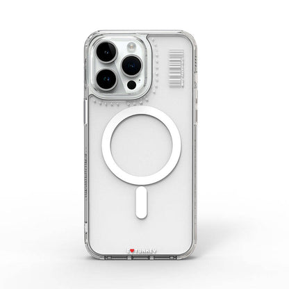 iPhone 15 Pro Kılıf M-safe Şarj Özellikli Şeffaf Transparan Wiwu Turkey D Serisi Kapak