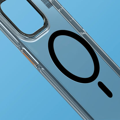 iPhone 15 Pro Kılıf M-safe Şarj Özellikli Şeffaf Youngkit Crystal Shield Serisi Kapak