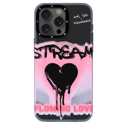 iPhone 15 Pro Kılıf M-safe Şarj Özellikli Shu Tasarımlı Youngkit Dreamland Serisi Kapak